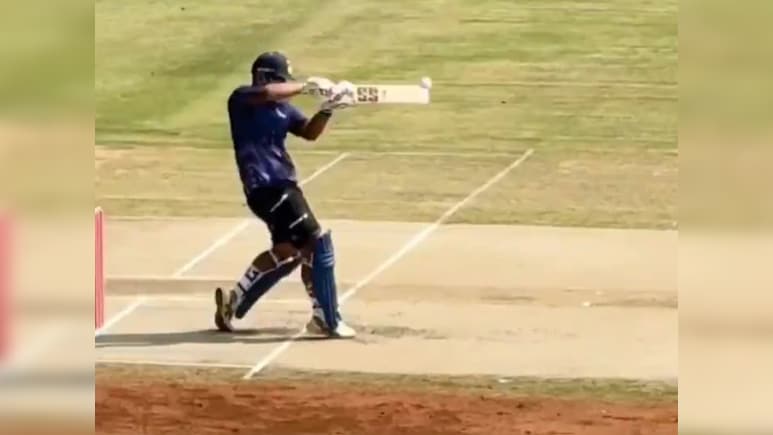 VIDEO: वैभव सूर्यवंशी का IPL से पहले प्रैक्टिस सेशन में आया तूफान, धमाकेदार छक्के से तोड़ दिया पानी का पाइप