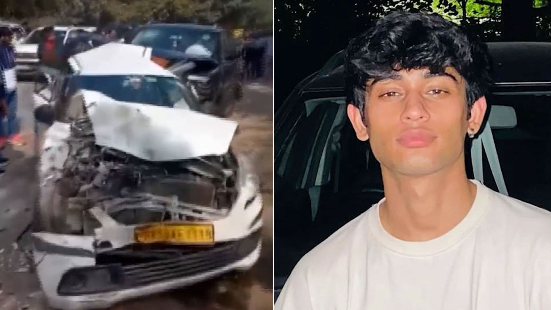 NDTV Accesses First Visuals Of Fatal Dwarka Crash That Killed Sahil Dhaneshra