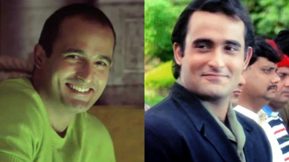 Akshaye Khanna in Hungama (L) and in Taal (R)