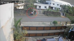 On Camera, Speeding Bike Rams Electric Pole In Karnataka, 2 Students Hurt