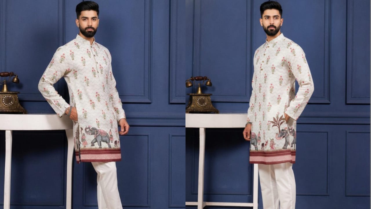 Dress up for Holi in these super stylish and affordable white kurta sets for men