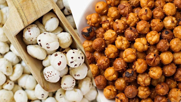Makhana vs Roasted Chana: Which Is Healthier And Better For Weight Loss?