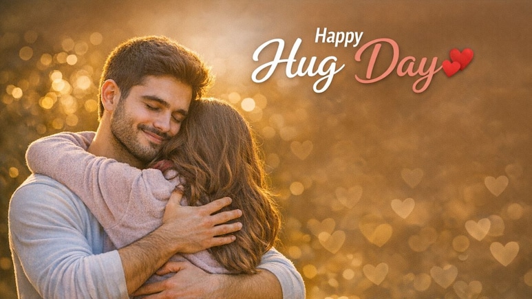 Hug Day wishes: आज जादू की झप्&zwj;पी के साथ पार्टनर को दें ये खूबसूरत ग्रीटिंग कार्ड&nbsp;