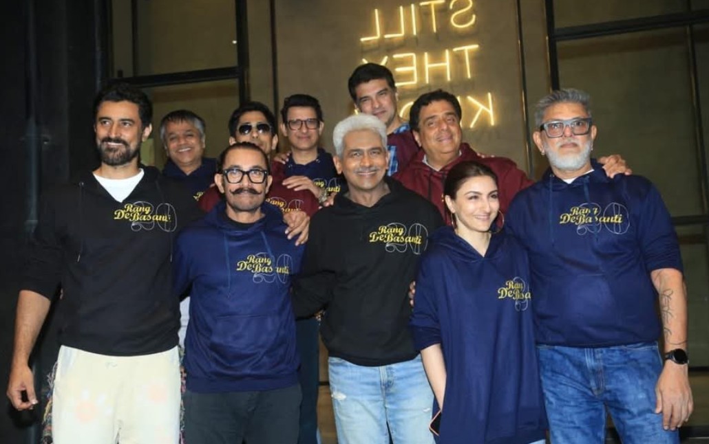 20 Years Of <i>Rang De Basanti</i>: Aamir Khan, Soha Ali Khan And Other Cast Members Reunite For A Special Screening