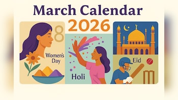 March Calendar 2026: Holi, Eid, International Women's Day And More; Check Full List Of Events And Days
