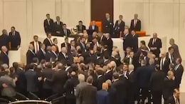 Video: Punches Fly In Turkish Parliament Over Justice Minister's Appointment