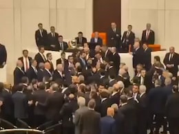 Video: Punches Fly In Turkish Parliament Over Justice Minister's Appointment