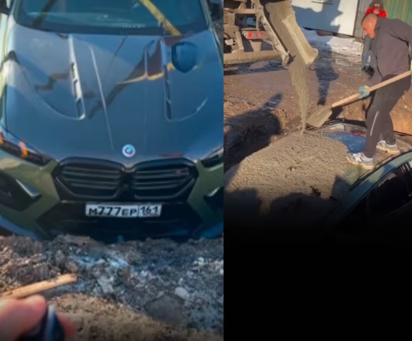 बेटे की याद में पिता ने जमीन में गाड़ दी 6 करोड़ की लग्जरी BMW कार, वीडियो देख फट जाएगा कलेजा