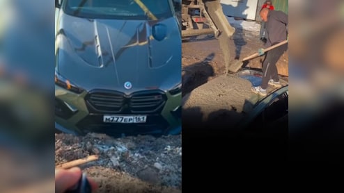 बेटे की याद में पिता ने जमीन में गाड़ दी 6 करोड़ की लग्जरी BMW कार, वीडियो देख फट जाएगा कलेजा