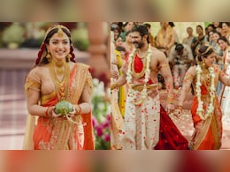 Rashmika Mandanna-Vijay Deverakonda Wedding Looks Decoded: Couple Stuns In Traditional Anamika Khanna Ensembles, Gold Jewellery