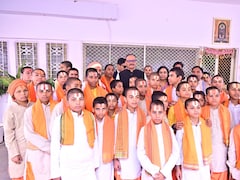 UP में ब्राह्मण राजनीति पर घमासान: शंकराचार्य विवाद के बाद डिप्टी CM ब्रजेश पाठक ने 101 बटुकों को बुलाकर किया सम्मान