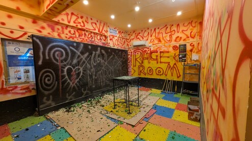 Corporate Burnout? Smash A Bottle About It &mdash; How Gen Z Is Busting Stress In Rage Rooms