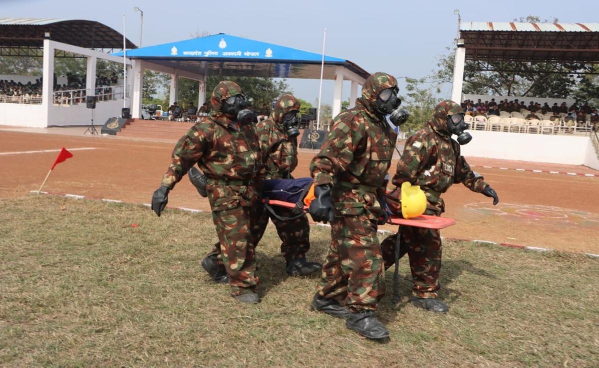Police Academy Bhopal: पुलिसकर्मियों ने सीखा पुलिसिंग में AI का उपयोग; NDRF के साथ हुई ये खास मॉक ड्रिल