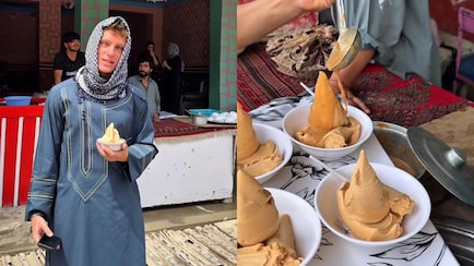 US Man Tries Afghan Ice-Cream For The First Time, Watch His Reaction