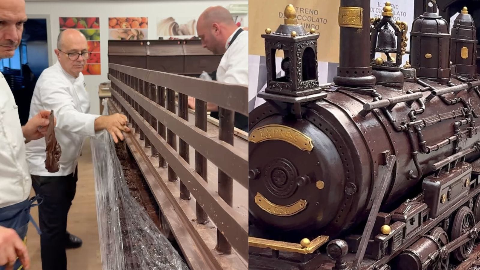Watch: This 181 Ft Chocolate Train, Longer Than Olympic Swimming Pool, Just Broke A World Record