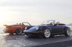 Porsche 911 Carrera Cabriolet Reimagined With Pop-Up Lights And 80's Look