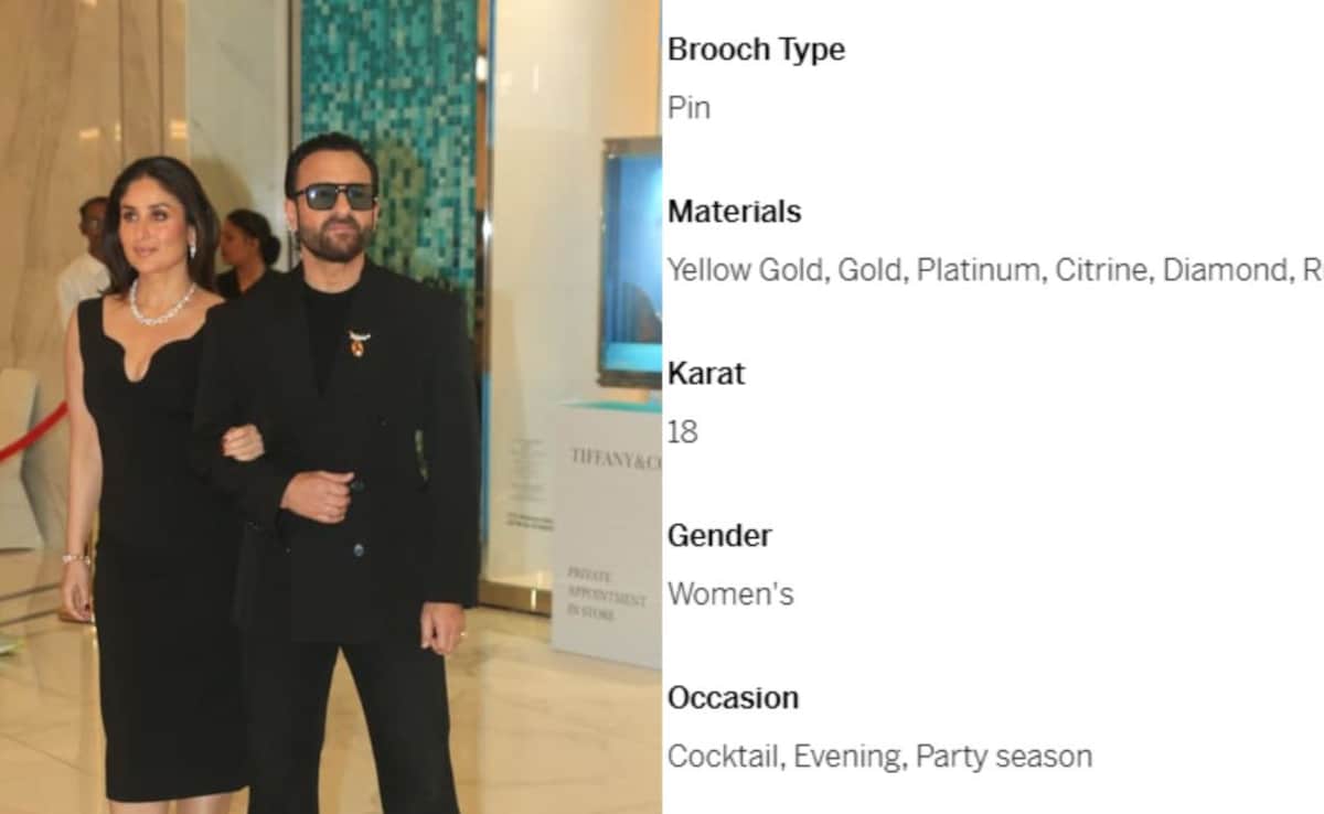 Saif Ali Khan and Kareena Kapoor Khan spotted at the Tiffany boutique in Mumbai. Photo: Varinder Chawla, Sothebys