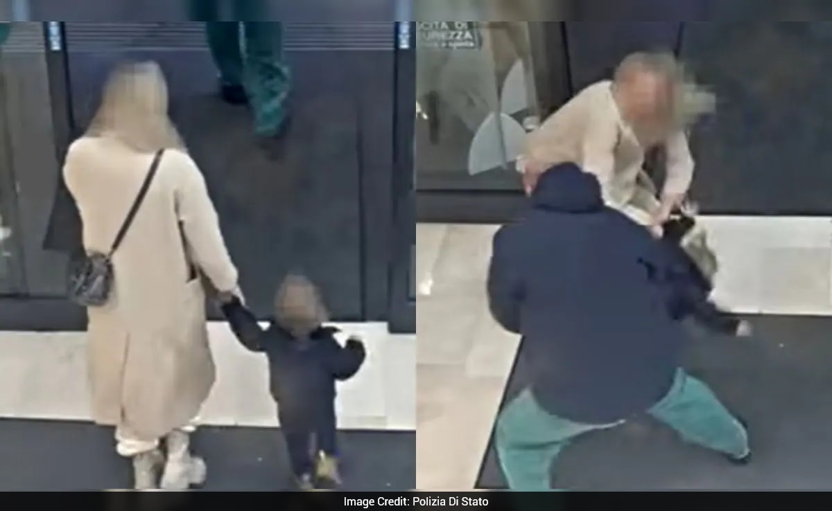 Video: Shocking Surveillance Clip Shows Man Attempting To Kidnap Toddler In Supermarket