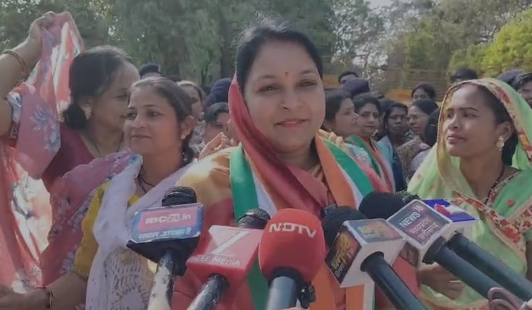 Congress Protest in Dhamtari Chhattisgarh