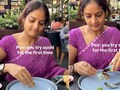 पहली बार सुषि खा रही थी महिला, किया ऐसा खिलवाड़, यूजर्स बोले- Video देखकर बेहोश हो जाएंगे जापानी