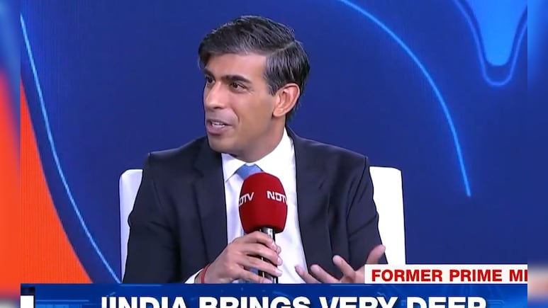 "AI Can Turn Me Into A Murthy Family Level Physics Tutor": Rishi Sunak At NDTV AI Summit