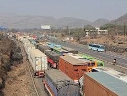 Video: 20-km Jam On Mumbai-Pune Expressway After Gas Tanker Overturns