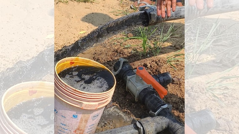 बाड़मेर में तेल उत्पादन की कीमत किसान चुका रहे हैं, ट्यूबवेल से निकल रहा क्रूड ऑयल जैसा पानी