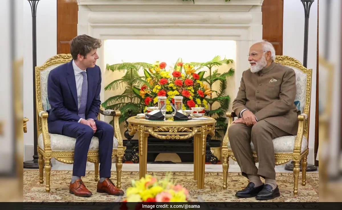 "Love His Vision On AI": OpenAI's Sam Altman After Meeting PM Modi