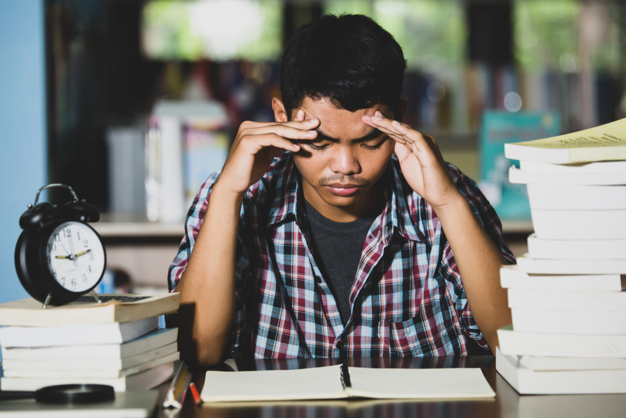 Exam-related anxiety can escalate into risky behaviours