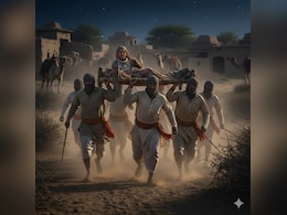 Rajasthan: चांदी के लालच में खटिया समेत बुजुर्ग महिला को उठा ले गए चोर, हाथ - पैर बांधे खेत में मिली बेबस