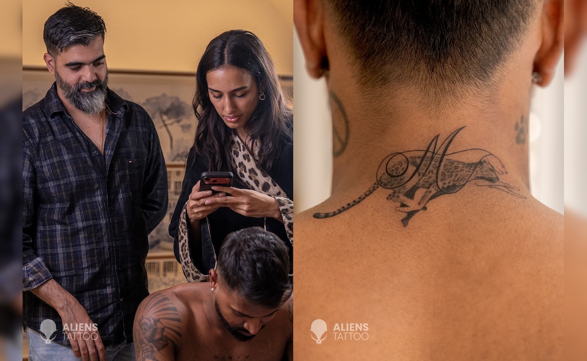 Hardik Pandyas Stunning Valentines Day Gift For Mahieka Sharma, A New Tattoo