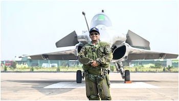 Watch: President Droupadi Murmu Takes Sortie On PRACHAND Helicopter At Jaisalmer AFS