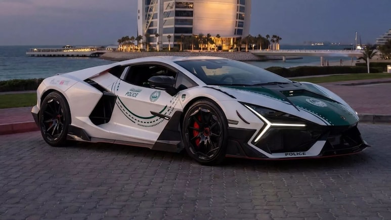 Dubai Police Inducts Mansory's Lamborghini Revuelto In Fleet; Pics