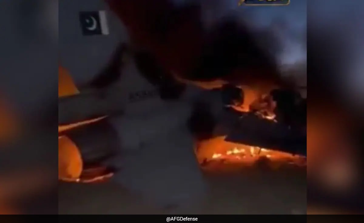 Video: Afghanistan Shows Wreckage Of Pakistan's Precious F-16