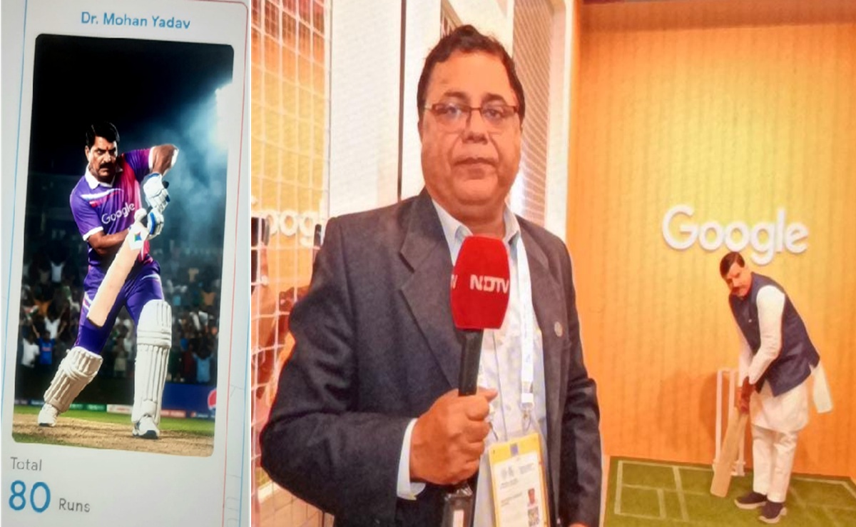 India AI Impact Summit: गूगल के स्टॉल पर CM मोहन यादव ने थामा बल्ला; NDTV से AI क्रिकेट कोच तकनीक पर ये कहा