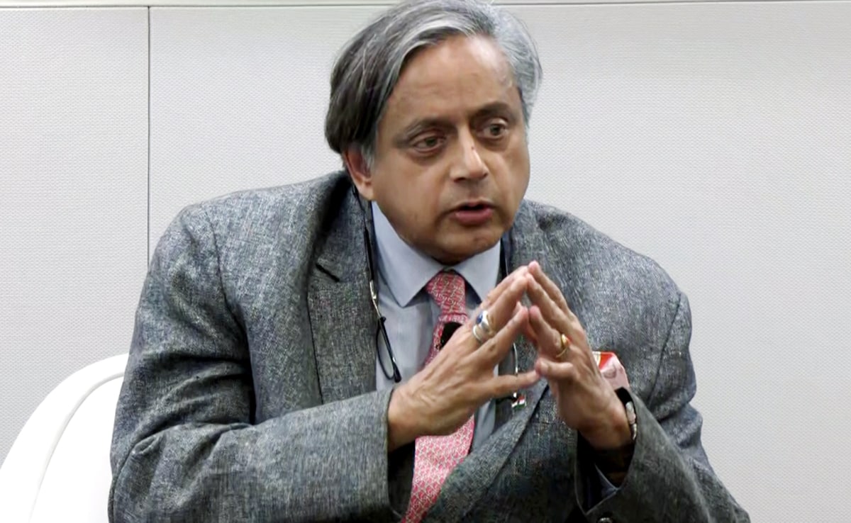 "No Discussion With Me": Shashi Tharoor On Motion Against Lok Sabha Speaker