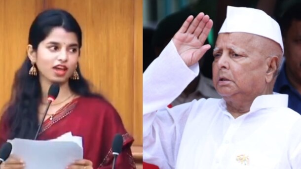 "King Experienced But...": BJP's Maithili Thakur's 'Dhritarashtra' Jibe At Lalu Yadav