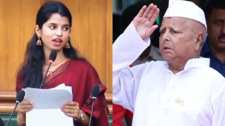 "King Experienced But...": BJP's Maithili Thakur's 'Dhritarashtra' Jibe At Lalu Yadav