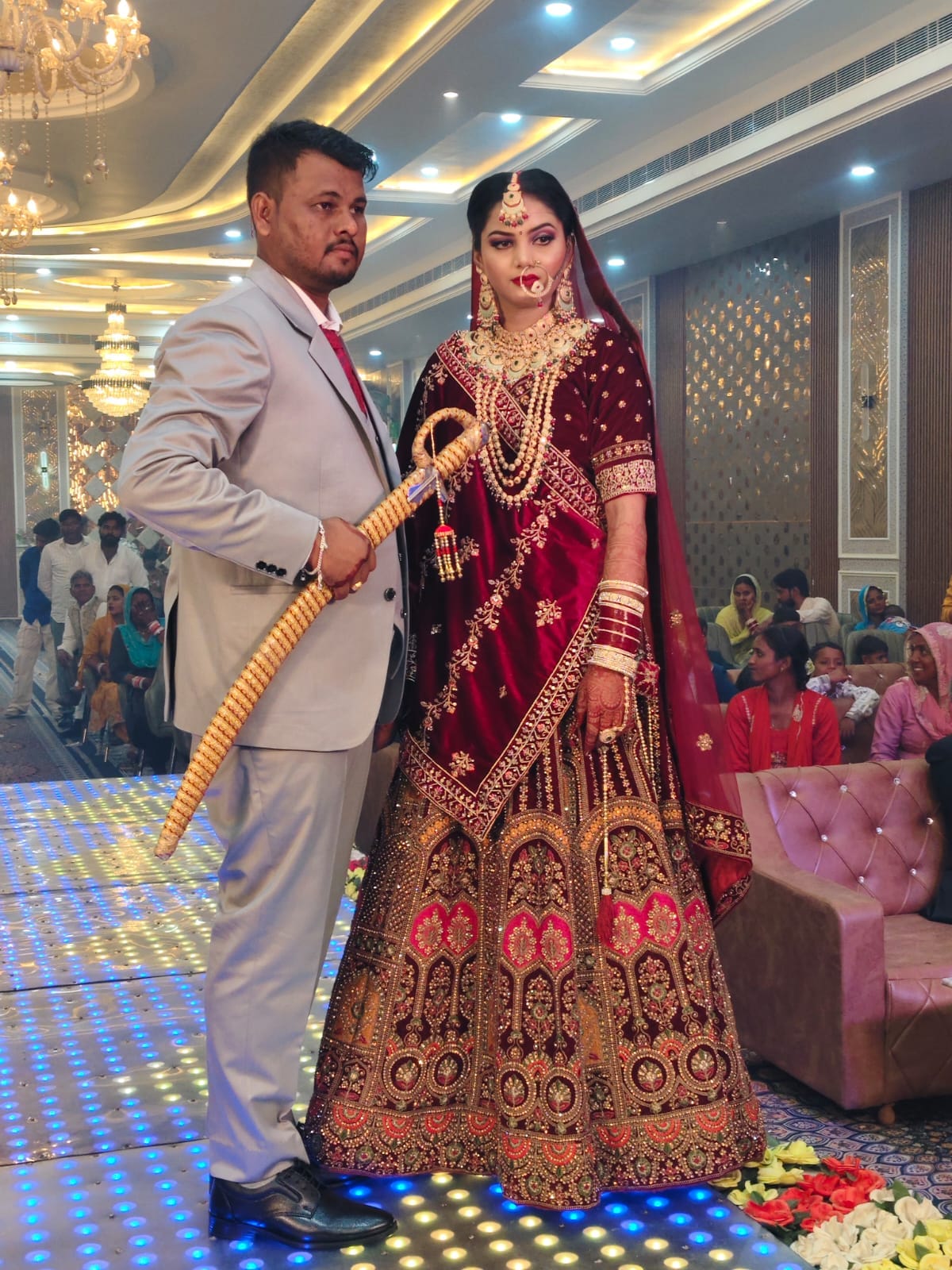Ashish and Anju married three months ago.