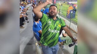 जीतेगा भई जीतेगा, इंडिया जीतेगा...हार के बाद भी स्टेडियम में पाकिस्तानी फैन ने लगाए भारत की जीत के नारे