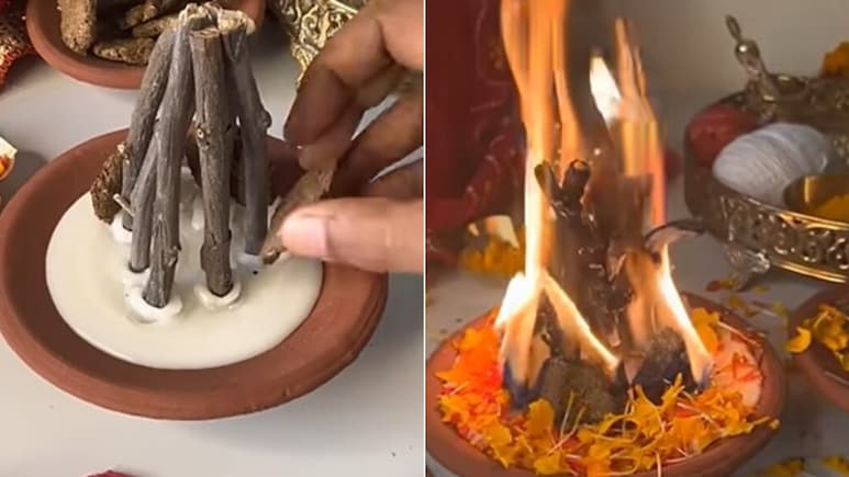 मिट्टी के दीये से बन गई &lsquo;होलिका दहन कैंडल&rsquo;, वायरल जुगाड़ ने लोगों को किया हैरान, 66 लाख लोगों ने देखा Video