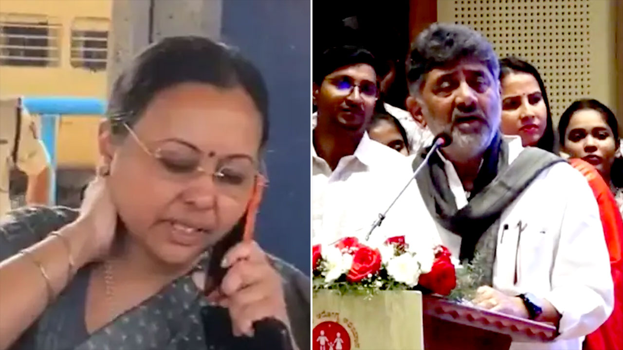 Kerala Health Minister Injured In Protest | DKS Admits Karnataka Guarantees Scheme Burden