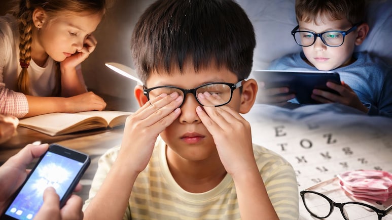सिर्फ मोबाइल नहीं, कम लाइट भी बना रही है बच्चों की आंखों को कमजोर, नई स्टडी ने खोला राज