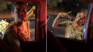 कार में बैठी महिला और फूल बेचने वाली बच्ची की बातचीत ने लोगों को रुला दिया, Video वायरल