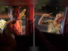 कार में बैठी महिला और फूल बेचने वाली बच्ची की बातचीत ने लोगों को रुला दिया, Video वायरल