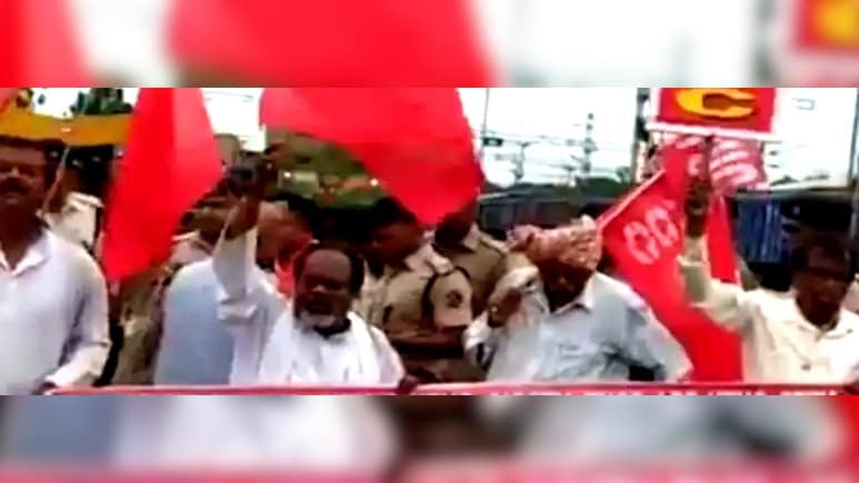 Trade Union Strike Disrupts Normal Life In Kerala, Transport Services Hit