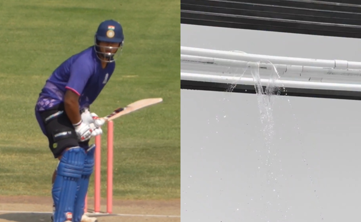 Sooryavanshi's Powerful Shot Breaks Water Pipe, Rajasthan Royals Share Video