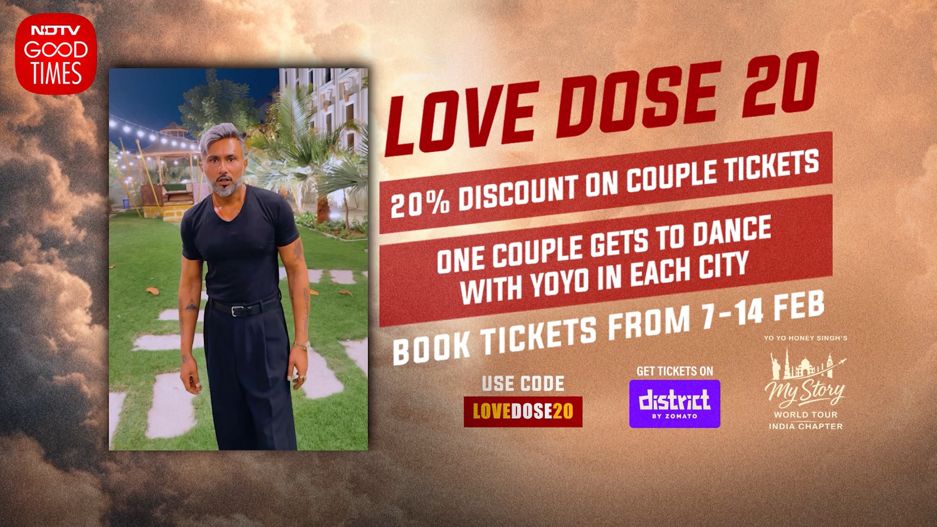 Video: Honey Singh's Love Dose: 20% Off Couple Tickets This Valentine's Week