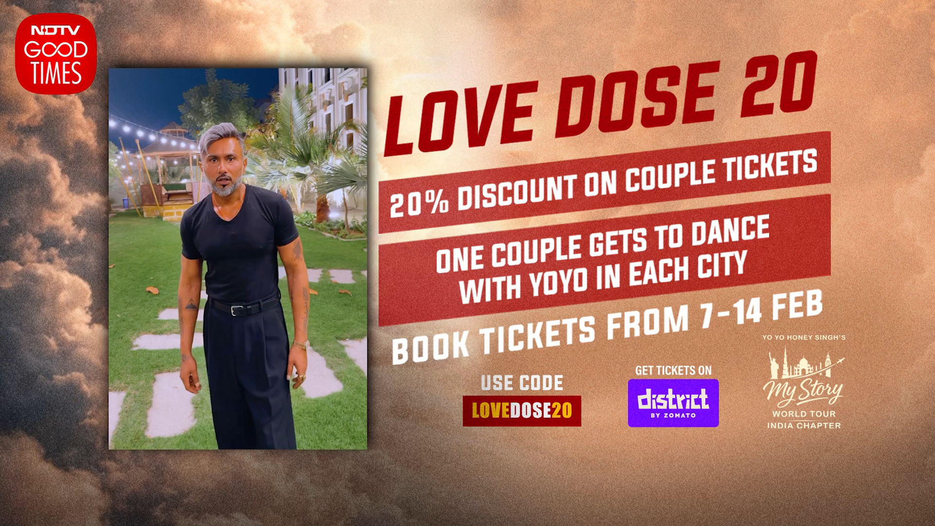 Honey Singh's Love Dose: 20% Off Couple Tickets This Valentine's Week
