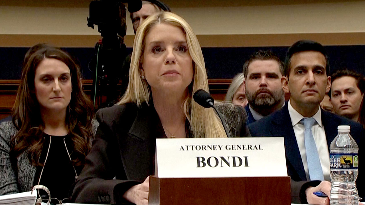 Bondi Faces Tough Committee Questions on DOJ's Epstein Document Handling